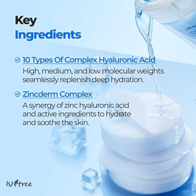 Isntree Ultra-Low Molecular Hyaluronic Acid Zinc Cooling Pad, 60 pads - 3
