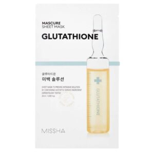 Missha Mascure Whitening Solution Sheet Mask Glutathione (1)