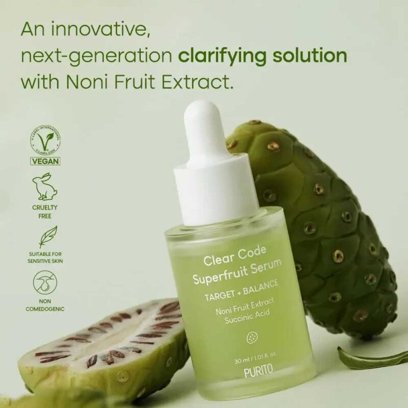 Purito Clear Code Superfruit Serum, 30ml - 3
