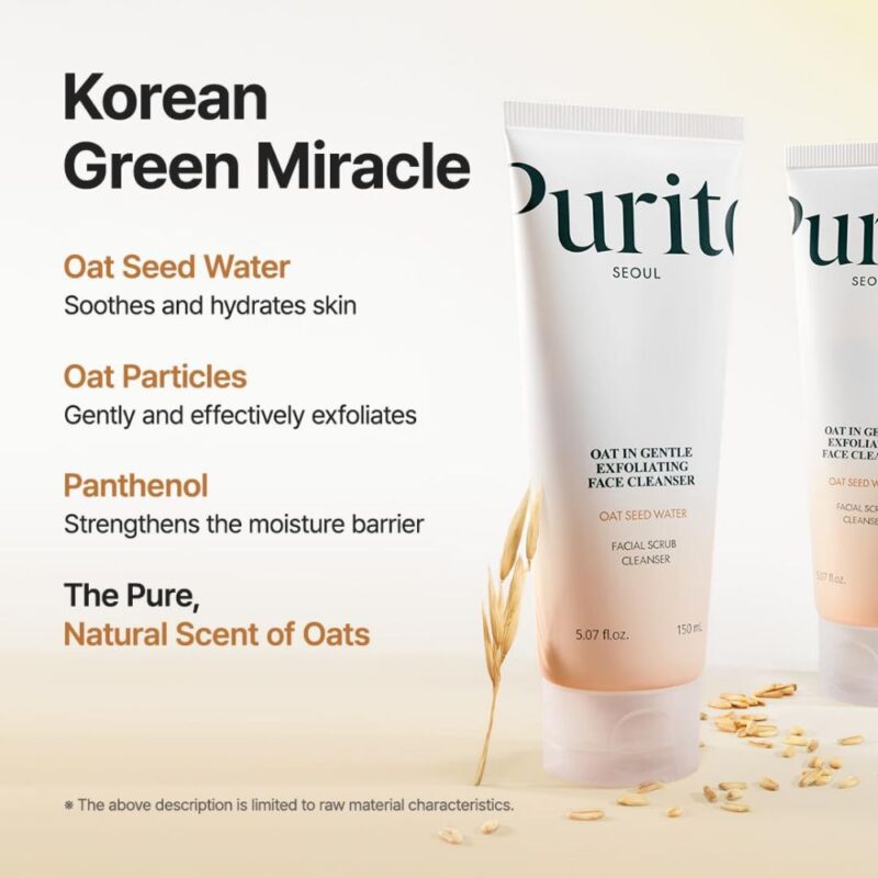 Purito Oat In Gentle Exfoliating Face Cleanser (1)