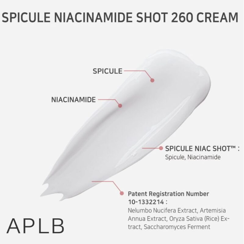 APLB Spicule Niacinamide Shot 260 Cream (1)