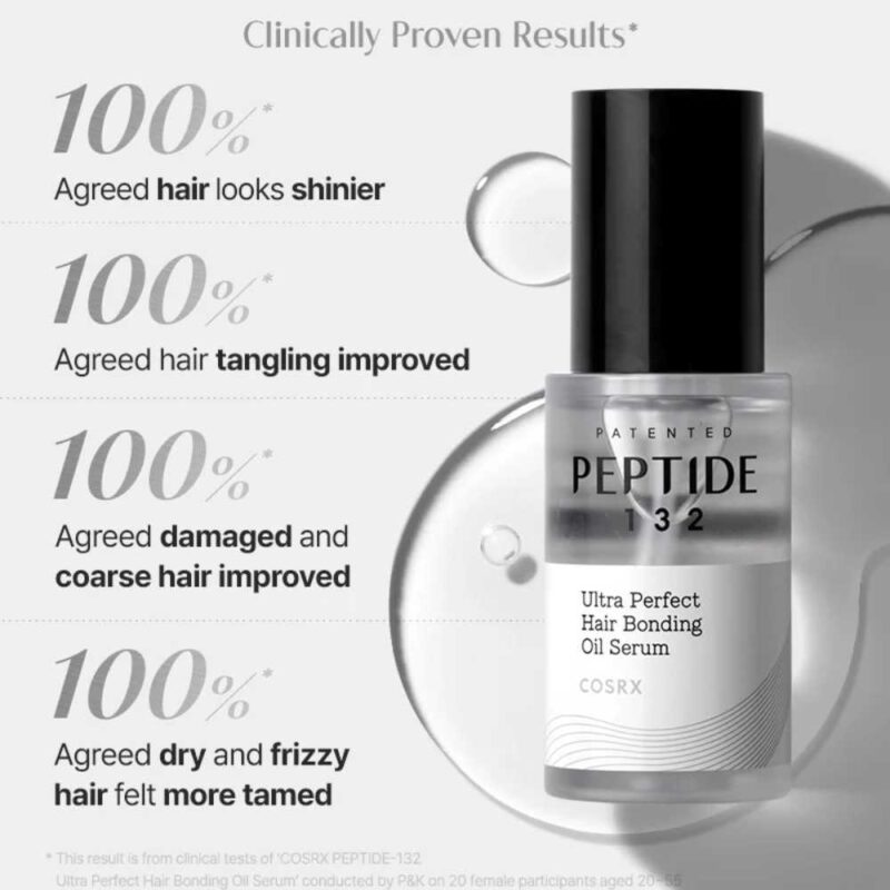 COSRX Peptide 132 Ultra Perfect Hair Bonding Oil Serum, 28ml - 3