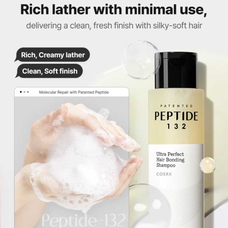 COSRX Peptide-132 Ultra Perfect Hair Bonding Shampoo, 200ml - 4