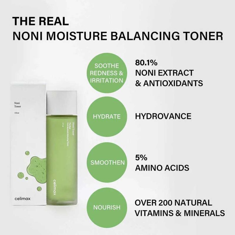 Celimax The Real Noni Moisture Balancing Toner, 150ml - 2