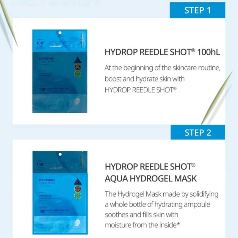 Hydrop Reedle Shot 100hL 2Step Hydrogel Mask - 3