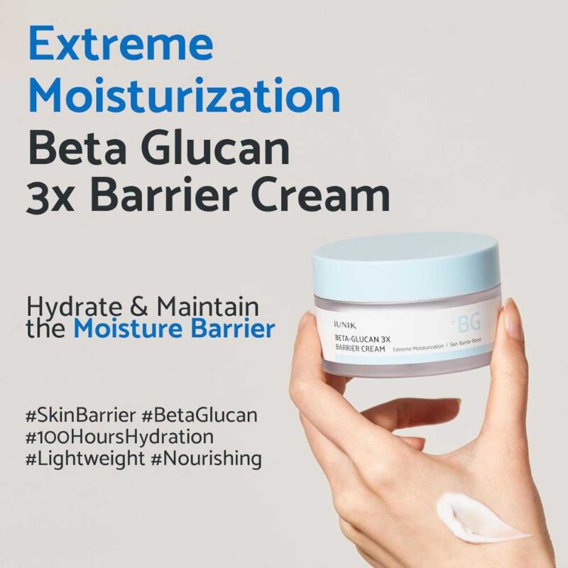 Iunik Beta Glucan 3X Barrier Cream, 50ml - 2