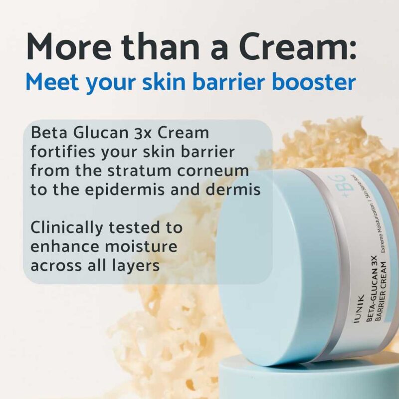 Iunik Beta Glucan 3X Barrier Cream, 50ml - 5