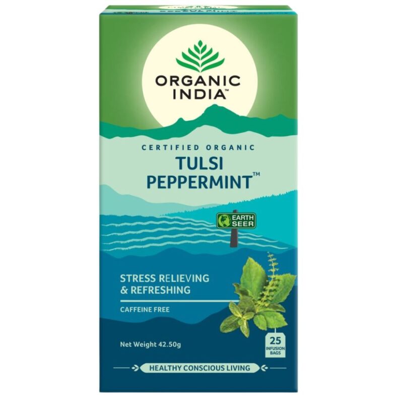 Organic India Ceai Adaptogen Tulsi Mentă