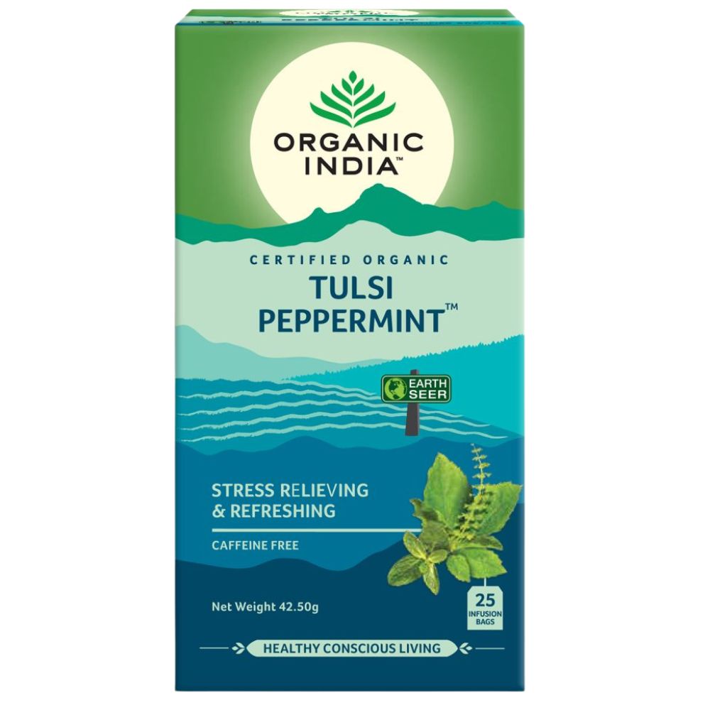 Organic India Ceai Adaptogen Tulsi Mentă