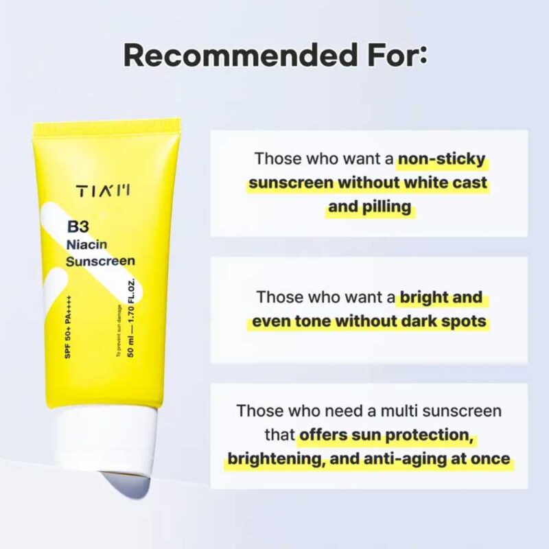 TIA’M B3 Niacin Sunscreen, 50ml - 6