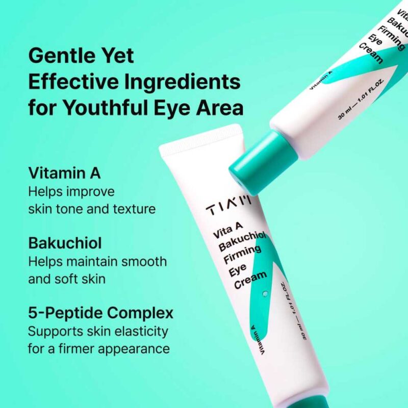TIA’M Vita A Bakuchiol Firming Eye Cream, 30ml - 04