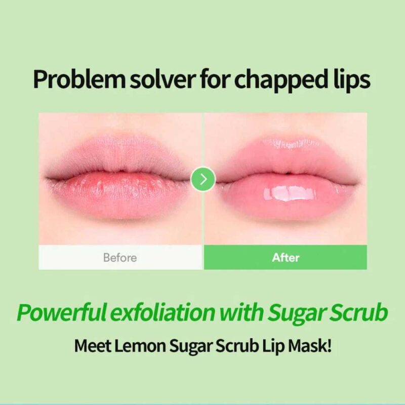 Tocobo Lemon Sugar Scrub Lip Mask, 20ml - 5
