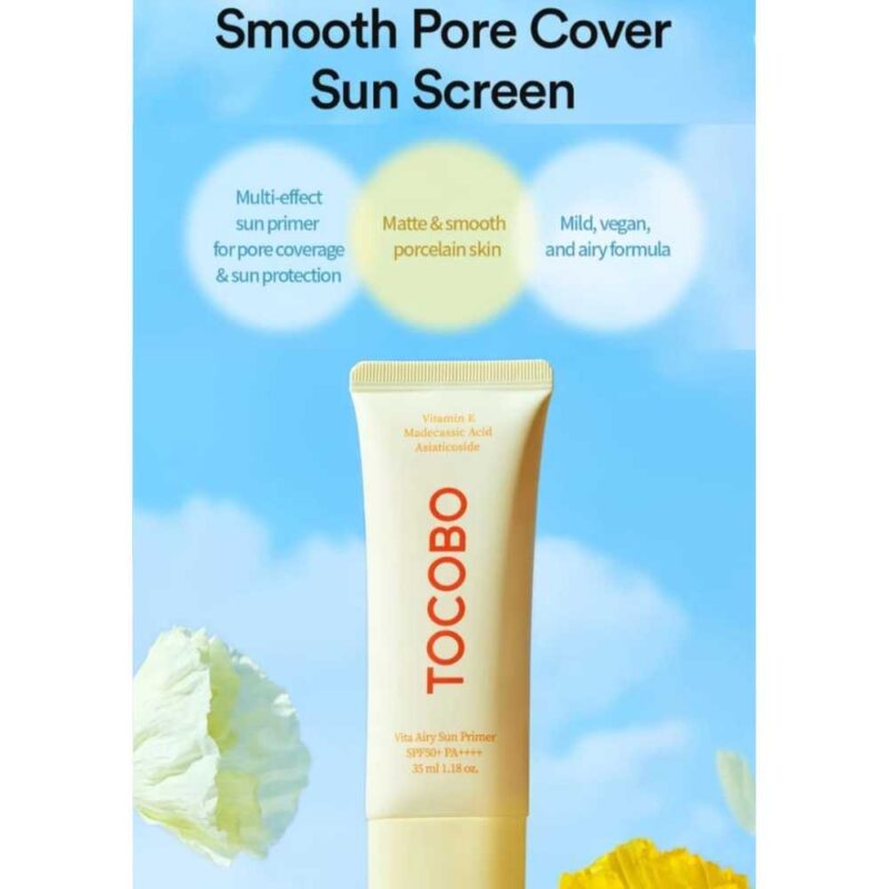 Tocobo Vita Airy Sun Primer SPF50+ PA++++, 35ml - 4