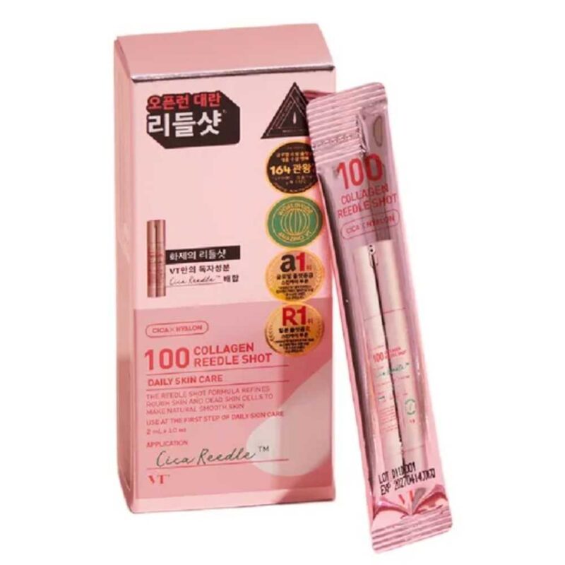 VT Cosmetics Collagen Reedle Shot 100, 2ml x 10 plicuri - 1