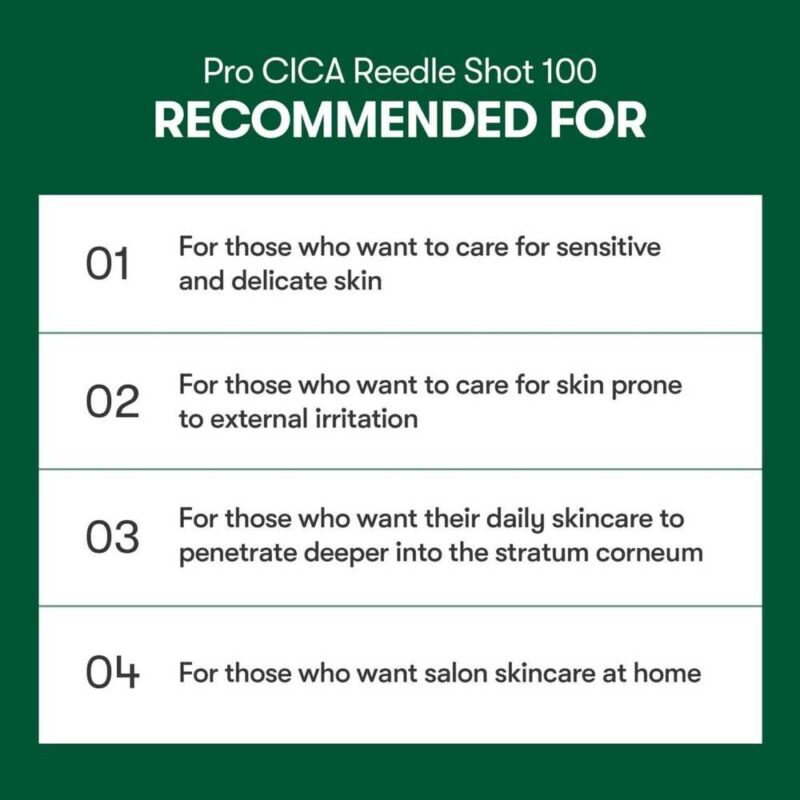 VT Cosmetics Pro Cica Reedle Shot 100, 2ml x 10 plicuri - 5