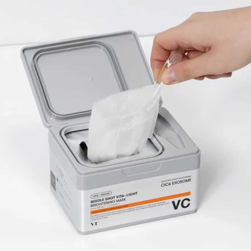 VT Cosmetics Reedle Shot Vita-Light Brightening Mask, 30buc - 4