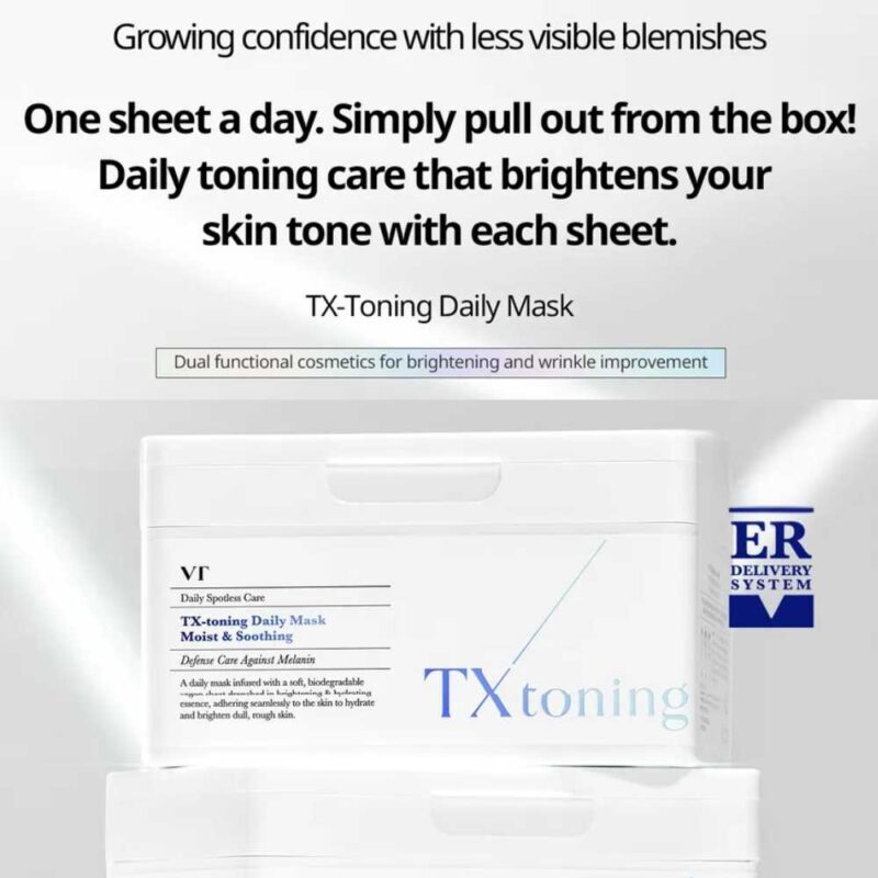 VT Cosmetics TX-Toning Daily Mask, 30buc - 2