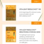 VT Cosmetics Vita-Light Reedle Shot 100 2 Step Hydrogel Mask, 1.5g+33g - 3