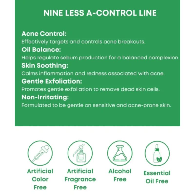 Nine Less A-Control Azelaic Acid Cream VARIANTA MINI