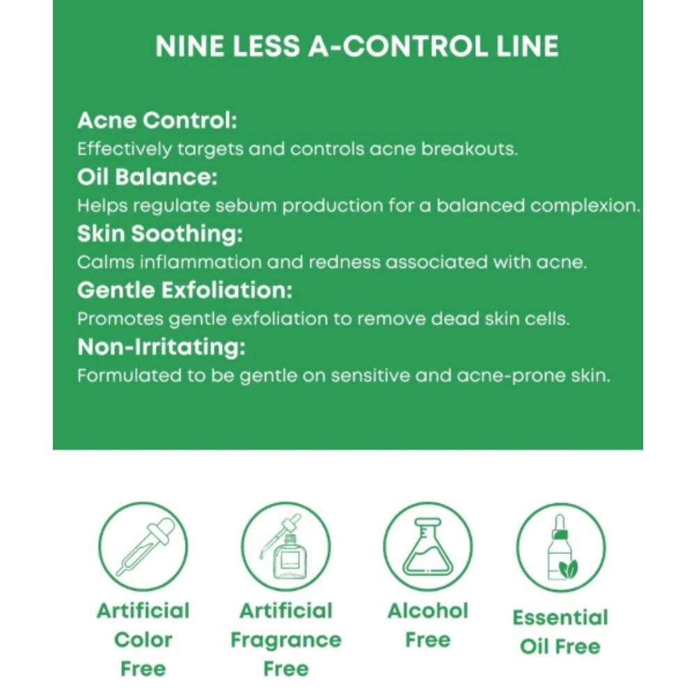 Nine Less A-Control Azelaic Acid Cream VARIANTA MINI