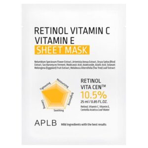 APLB Retinol Vitamin C Vitamin E Sheet Mask (3)