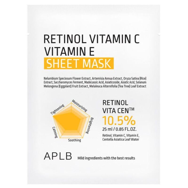 APLB Retinol Vitamin C Vitamin E Sheet Mask (3)