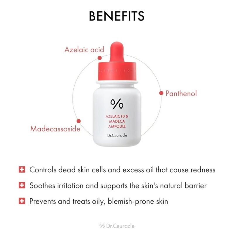 Dr. Ceuracle Azelaic 10 and Madeca Ampoule (1)