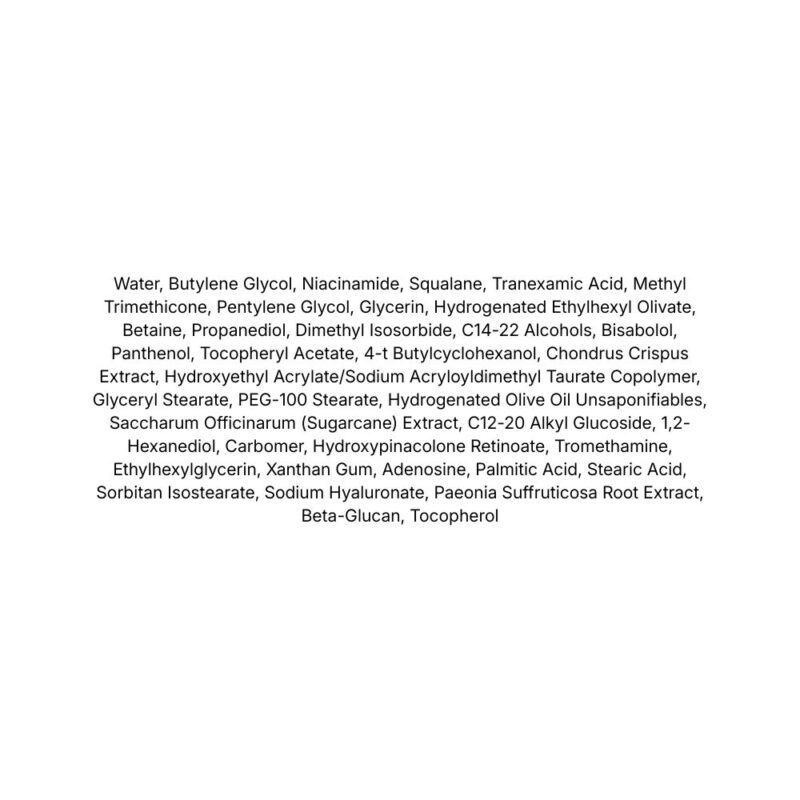 Dr. Reju-All Advanced Retino-Mela Serum lista ingrediente