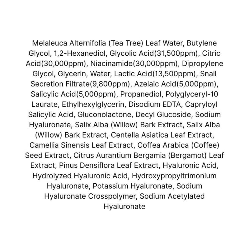 Nine Less A-Control Azelaic Acid Toner VARIANTA MINI, 30ml lista ingrediente