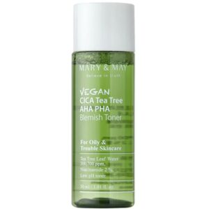 Mary and May Vegan Cica Teatree AHA PHA Blemish Toner VARIANTA MINI, 30ml