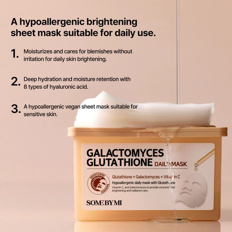 Somebymi Galactomyces Glutathione Daily Mask (1)