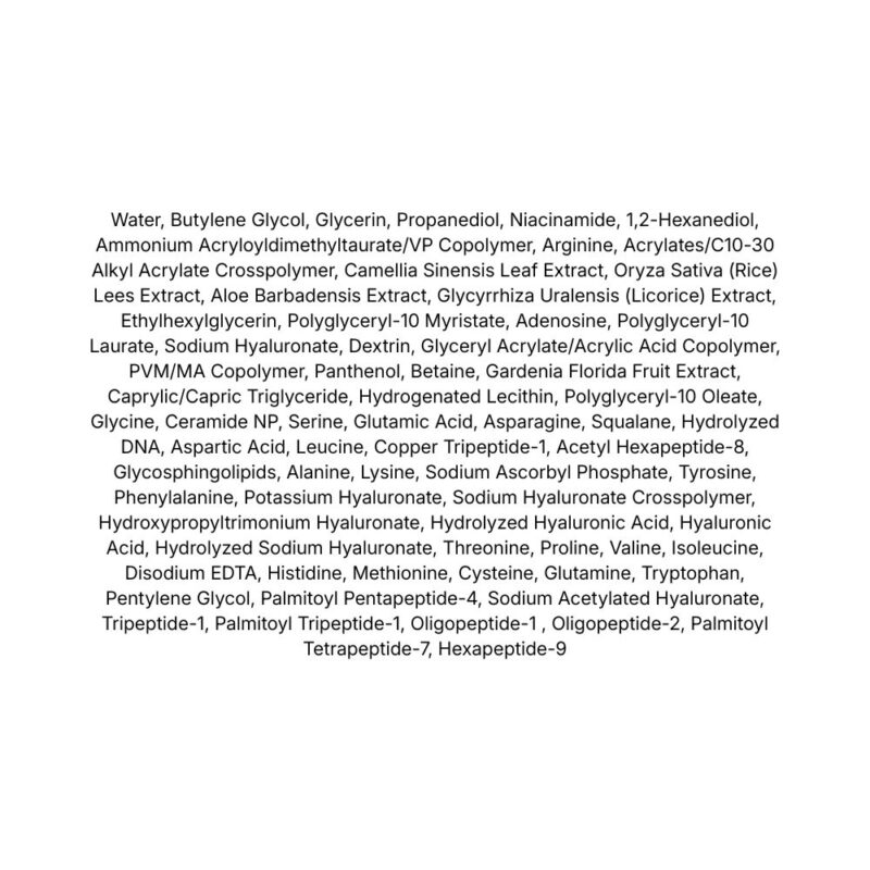 Arencia Deep Water Surge Serum 30 lista ingrediente