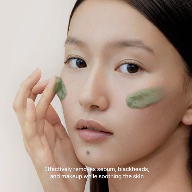Arencia Green Tea + LHA Deep Pore Rice Cake Cleanser (2)