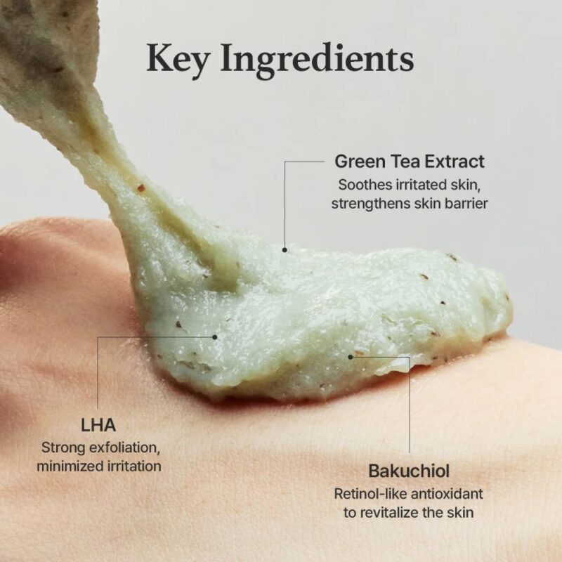 Arencia Green Tea + LHA Deep Pore Rice Cake Cleanser (2)