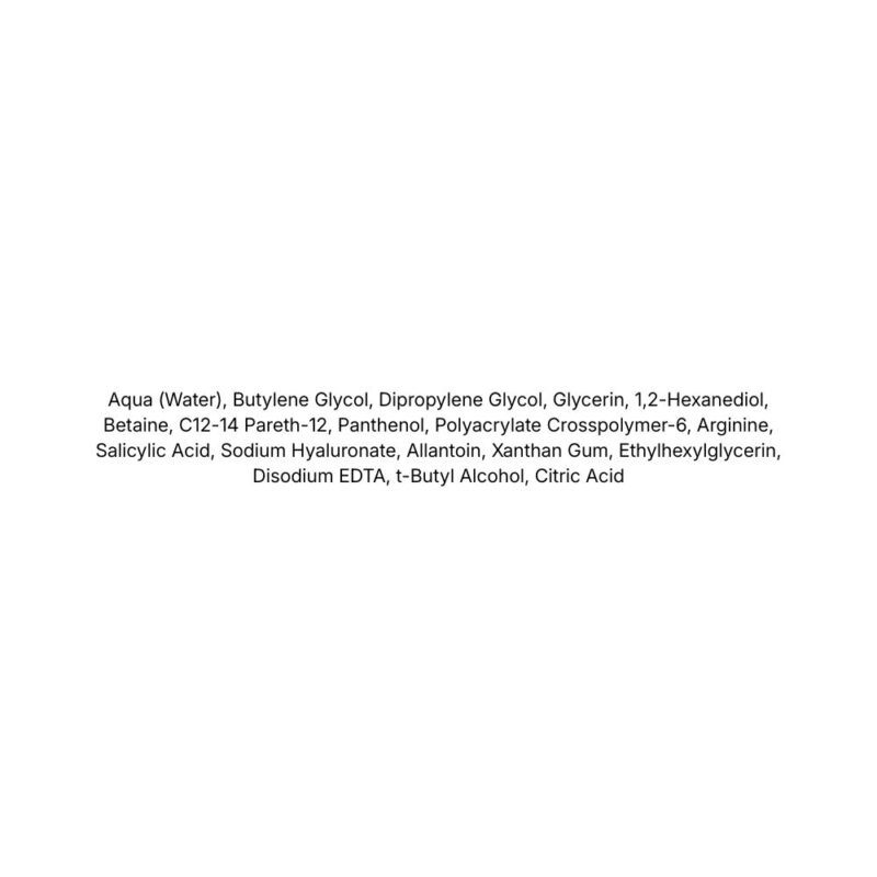 Nine Less Molecule-Clear Salicylic Acid Serum lista ingrediente