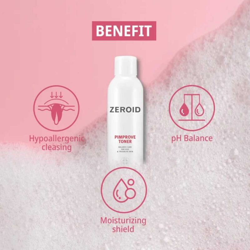 Zeroid Pimprove Foaming Cleanser, 200ml - 3