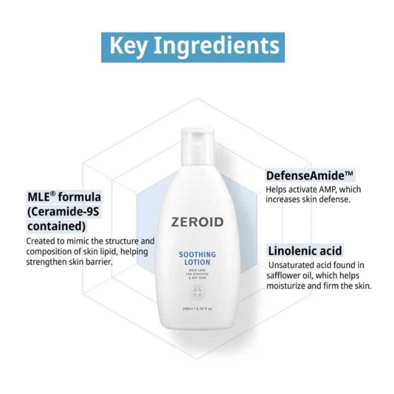 Zeroid Soothing Lotion, 200ml - 5