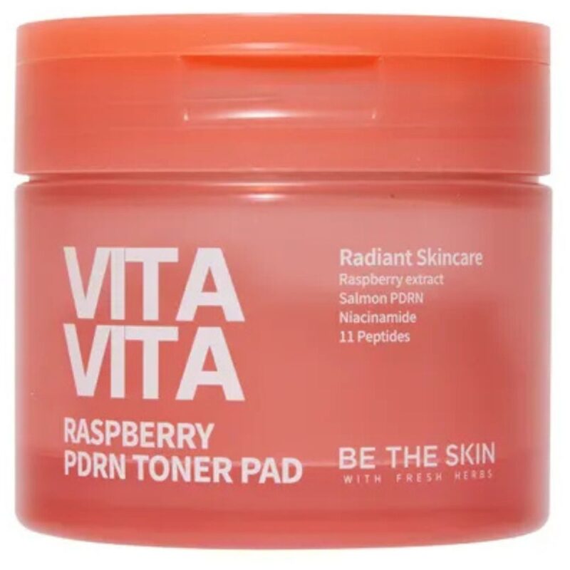 Be The Skin Vitavita Raspberry PDRN Toner Pad