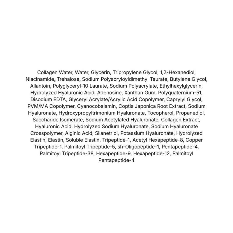 Biodance Pore Perfecting Collagen Peptide Serum lista ingrediente