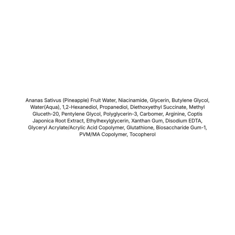 Biodance Radiant Vita Niacinamide Serum lista ingrediente