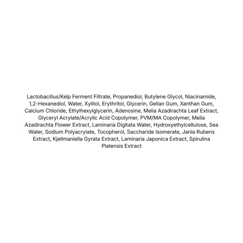 Biodance Refreshing Sea Kelp Serum lista ingrediente