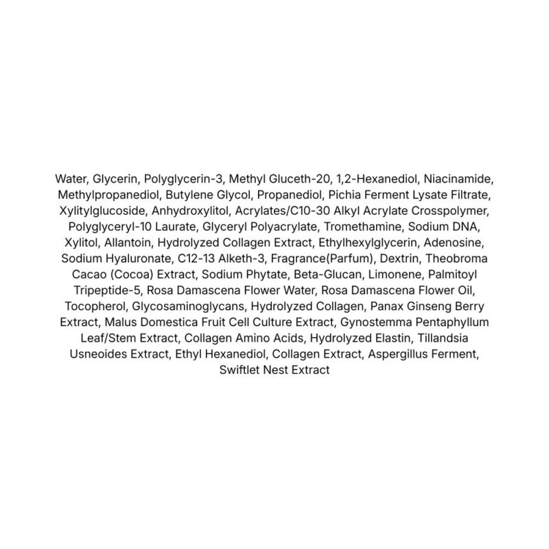Centellian24 360º Shot PDRN Active Serum lista ingrediente
