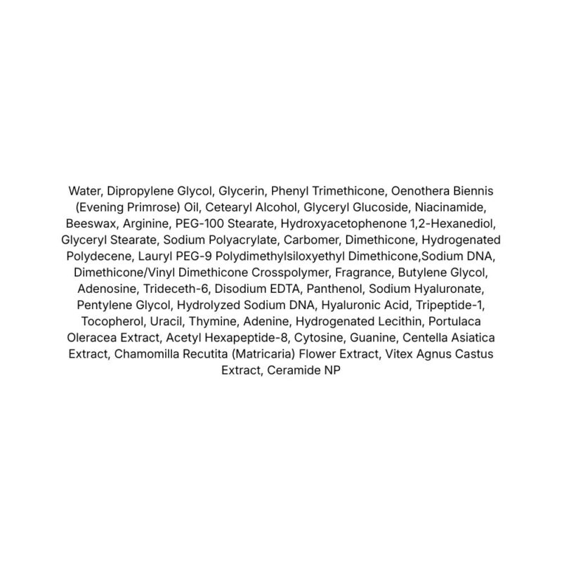 Genabelle PDRN Rejuvenating Cream lista ingrediente