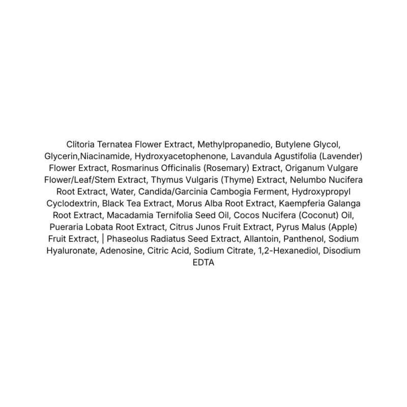 Ongredients Revitalizing Toner Pads lista ingrediente