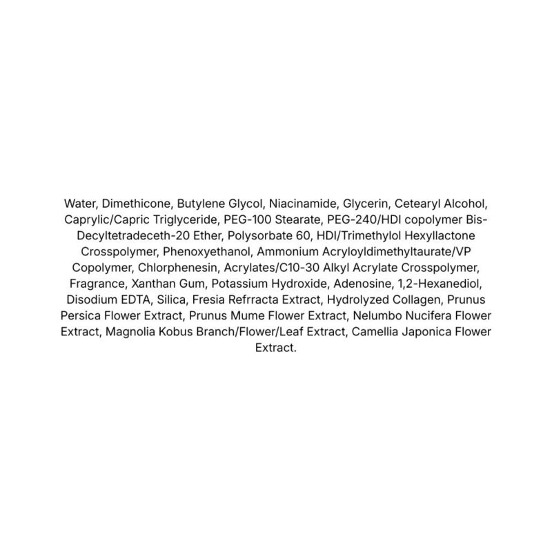Farmstay Collagen Water Full Moist Cream lista ingrediente