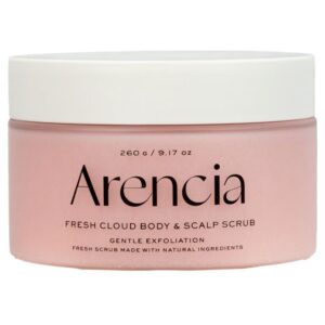 Arencia Fresh Cloud Body and Scalp Scrub, Lavender and Pear