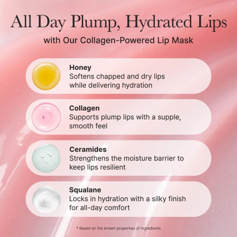 Arencia Honey Glazed Collagen Lip Mask (1)