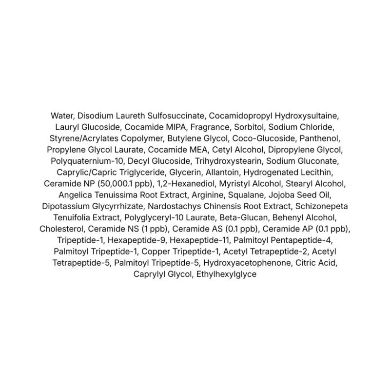Benton Ceramide Calming Ato Body Wash lista ingrediente