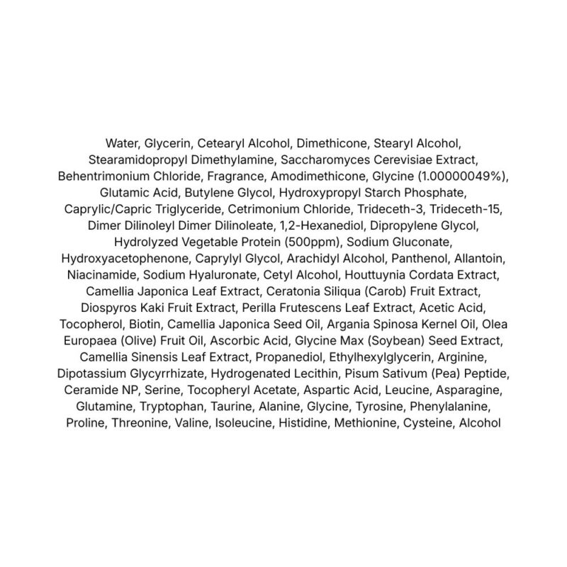 Benton Glycine Protein Deep Conditioning Hair Mask lista ingrediente