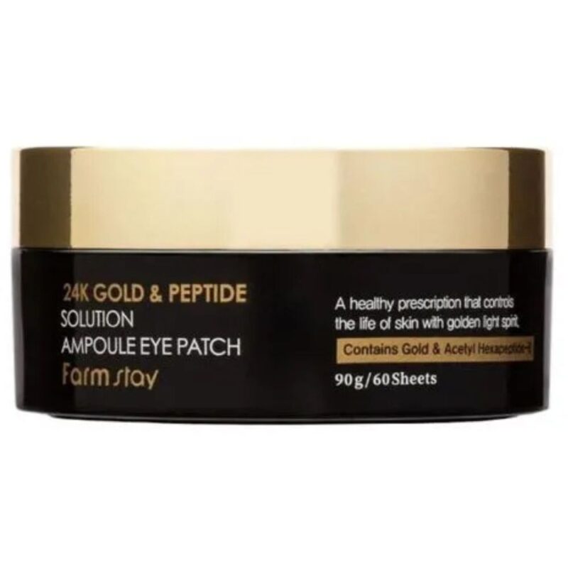 Farmstay 24K Gold Peptide Solution Ampoule Eye Patch
